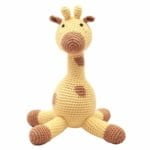 Crochet Teddy Bear - Yellow Giraffe