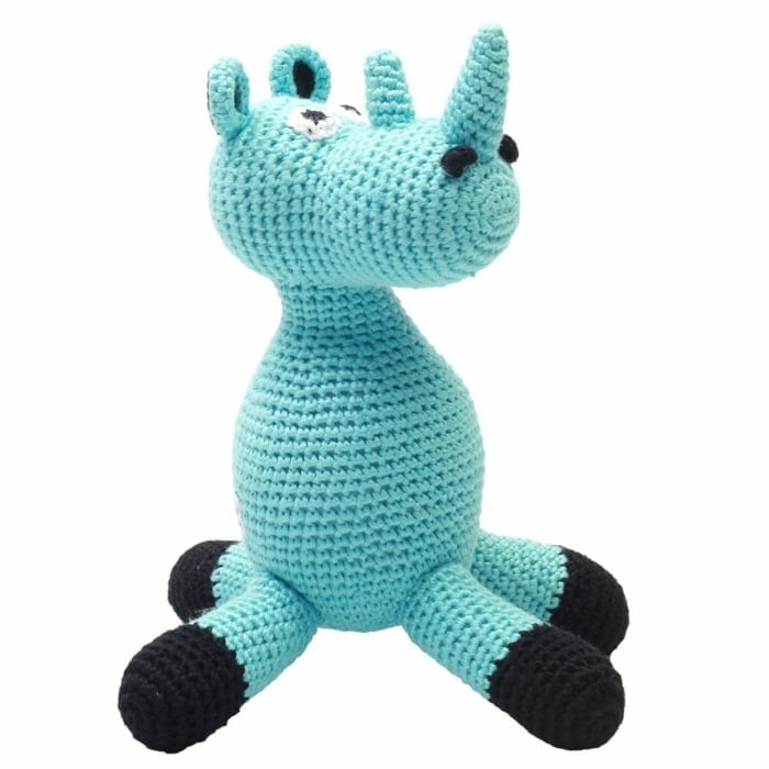 Hæklet bamse - næsehorn