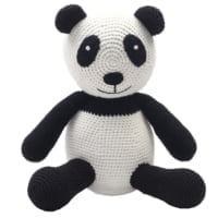 XL Kuscheltier - schwarzer Panda