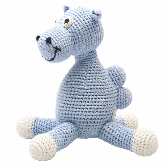 Hæklet XL bamse - kamel