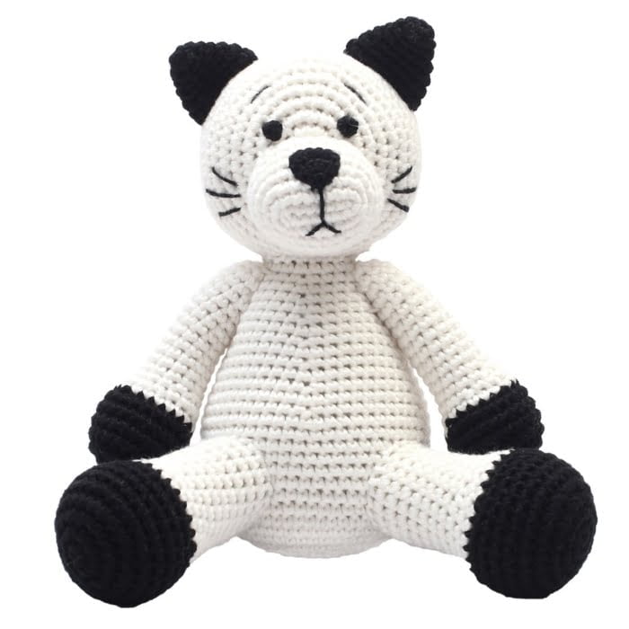 Hæklet XL bamse - kat