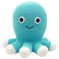 XL Kuscheltier - türkis Tintenfisch