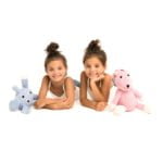 Crochet XL Teddy Bear - Light Blue Rabbit - Image 4