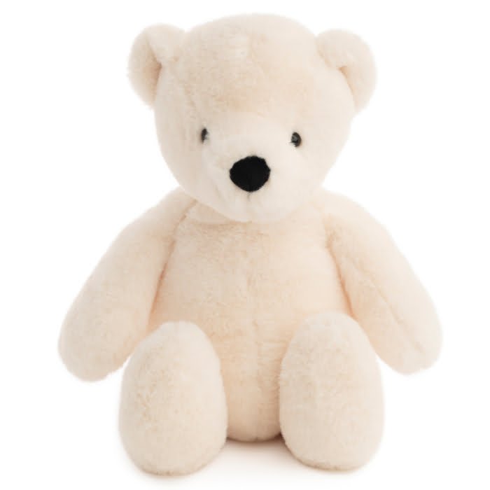 XL plysbamse - Hvid isbjørn (45cm)