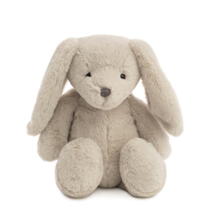 Plysbamse - Lysegrå kanin (30cm)