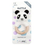 Wooden Ring Rattle - Panda - Image 2