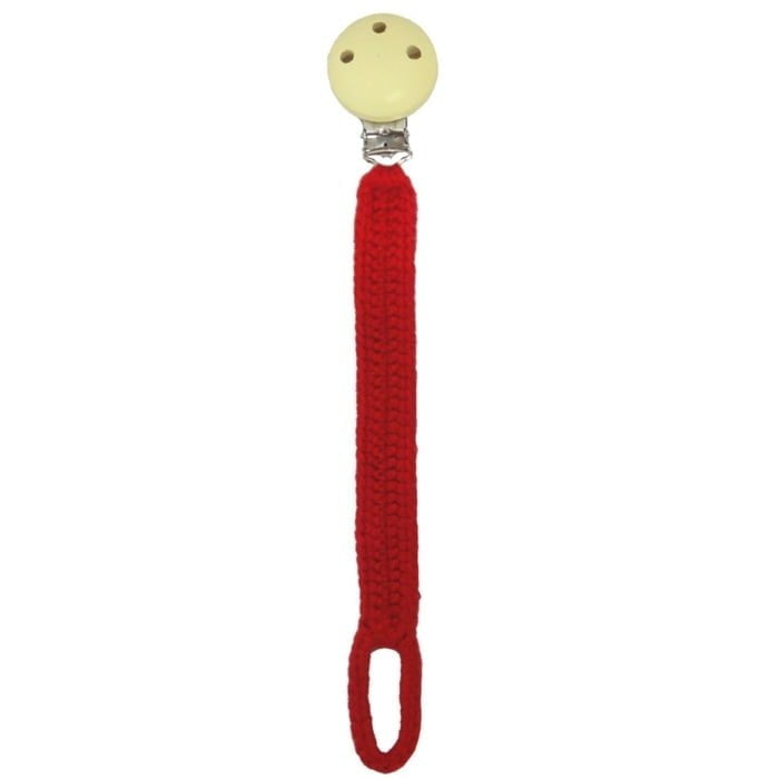 Crochet Dummy Clip - Red