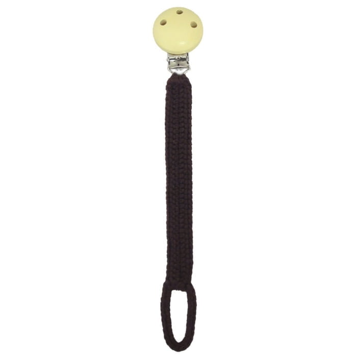 Crochet Dummy Clip - Dark Brown