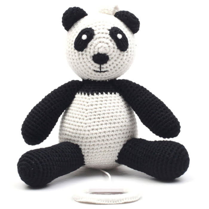 Spieluhr - schwarzer Panda