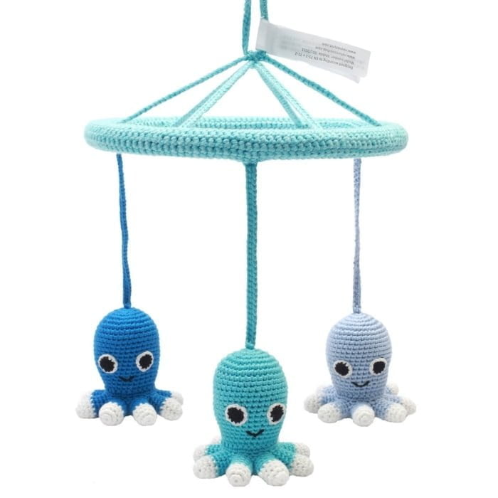 Crochet  Mobile - Octopus Brothers