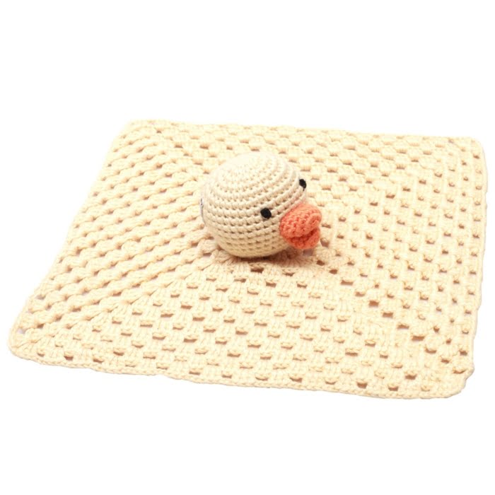 Schmusetuch - beige Ente