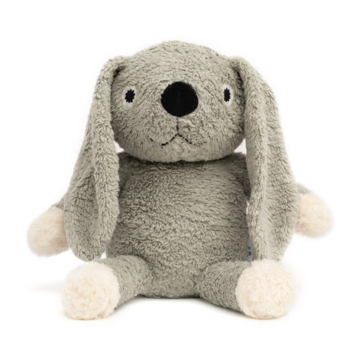 Økologisk XL plysbamse - grå kanin