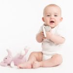 Organic Rattle - Grey Rabbit - Image 2