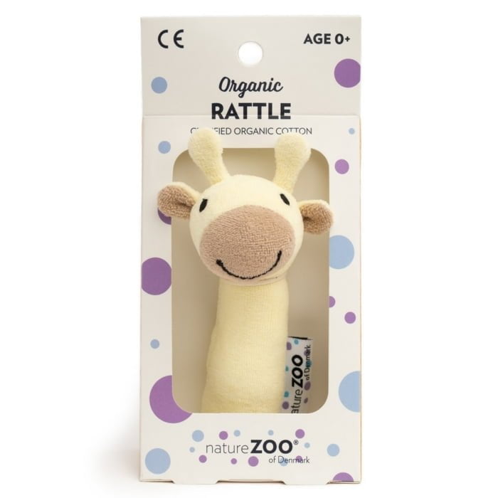 Bio Rassel  - gelbe Giraffe (in Geschenkbox)