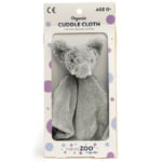 Organic Cuddle Cloth - Grey Elephant