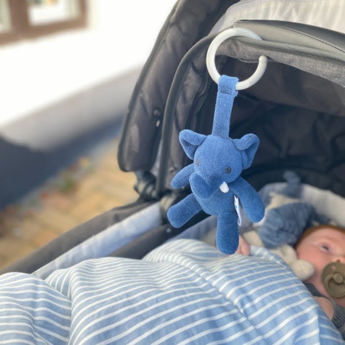 Økologisk ophæng - mørkeblå elefant - Image 2